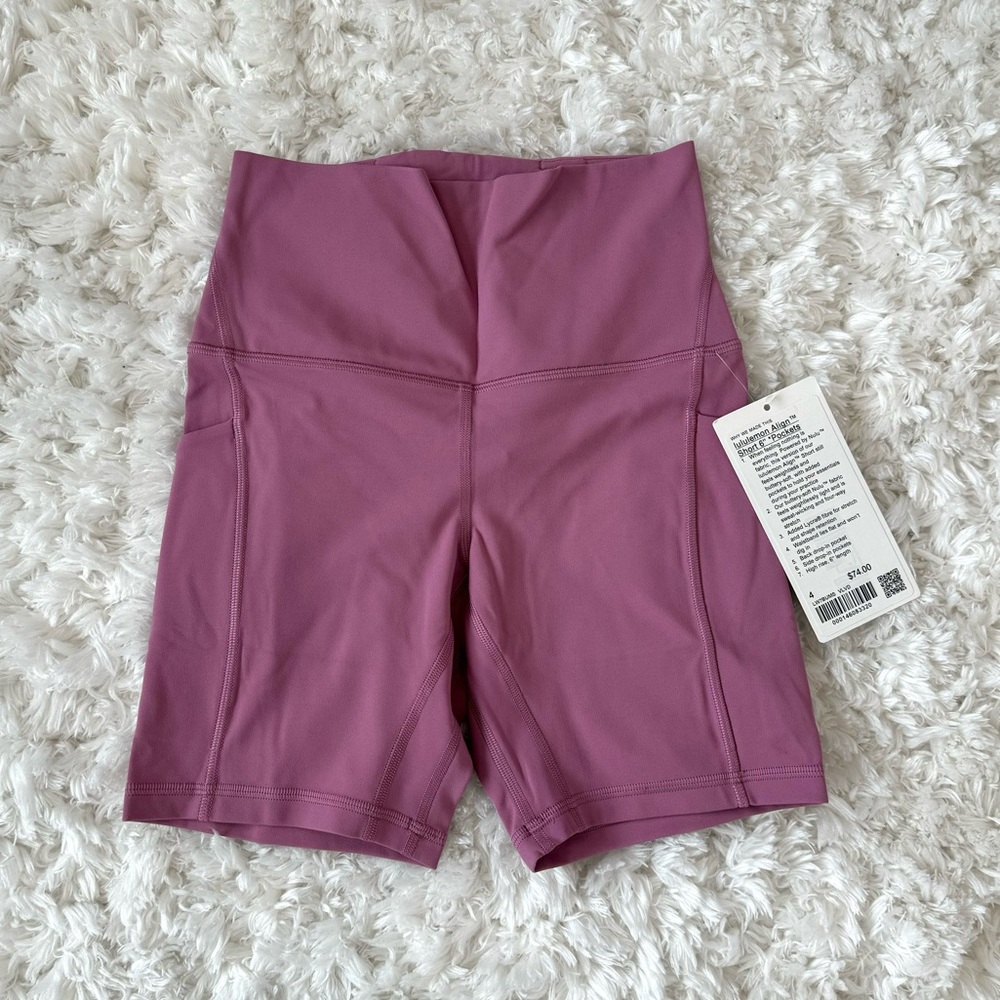Lululemon Align 6 inch pocket shorts